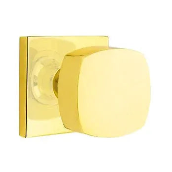 Emtek Freestone Door Knob and Square Rose by Emtek