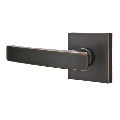 Emtek Geneva Door Lever with Square Rose by Emtek