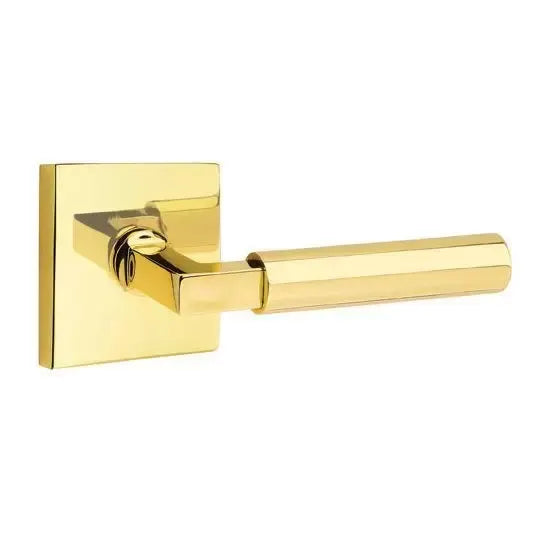 Emtek Hercules Door Lever with Square Rose by Emtek