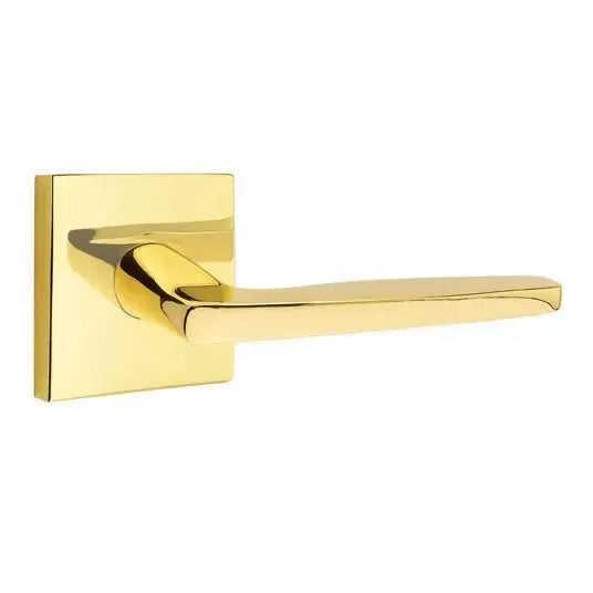 Emtek Hermes Door Lever with Square Rose by Emtek