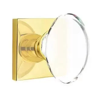 Emtek Hampton Door Knob with Square Rose by Emtek