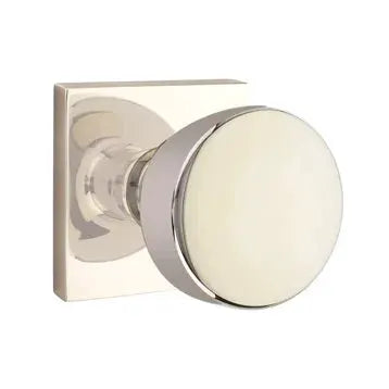 Emtek Laurent Door Knob and Square Rose by Emtek