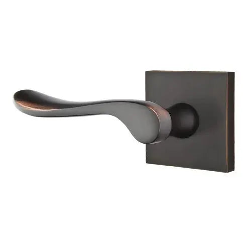 Emtek Luzern Door Lever with Square Rose by Emtek