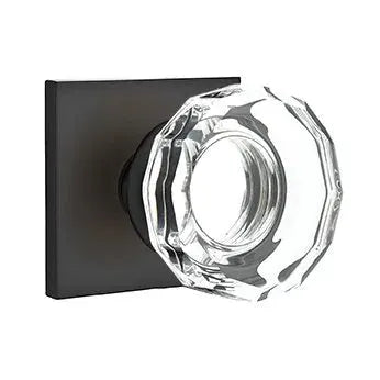 Emtek Lowell Door Knob with Square Rose by Emtek