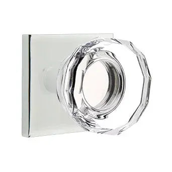 Emtek Lowell Door Knob with Square Rose by Emtek