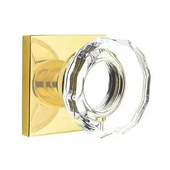 Emtek Lowell Door Knob with Square Rose by Emtek