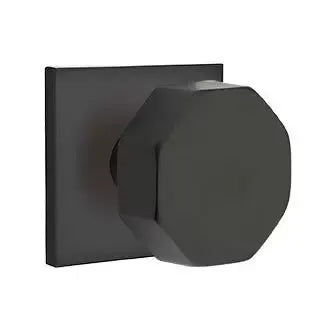 Emtek Octagon Door Knob with Square Rose by Emtek