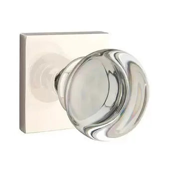 Emtek Providence Door Knob with Square Rose by Emtek