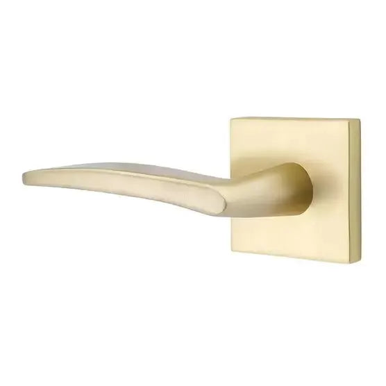 Emtek Poseidon Door Lever with Square Rose by Emtek