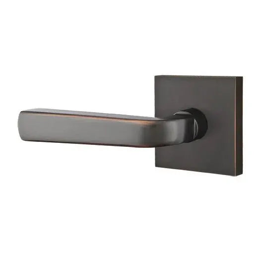 Emtek Sion Door Lever with Square Rose by Emtek