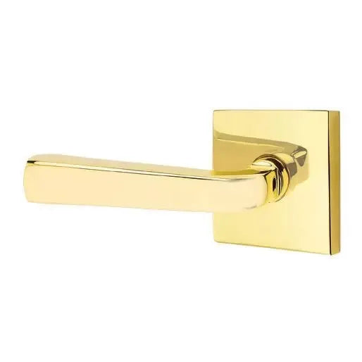 Emtek Sion Door Lever with Square Rose by Emtek