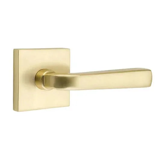 Emtek Sion Door Lever with Square Rose by Emtek