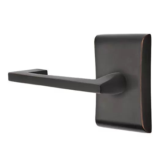 Emtek Argos Door Lever with Neos Rose by Emtek