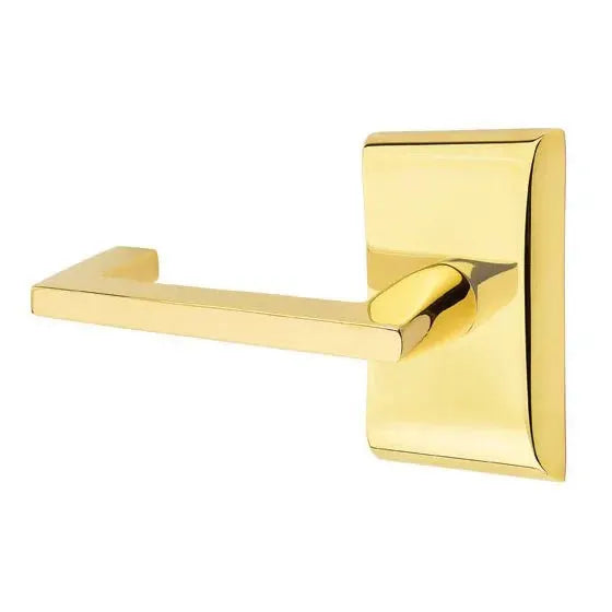 Emtek Argos Door Lever with Neos Rose by Emtek