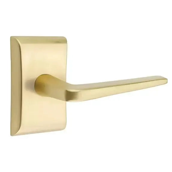 Emtek Athena Door Lever with Neos Rose by Emtek