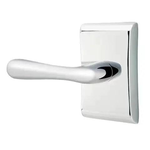 Emtek Basel Door Lever with Neos Rose by Emtek