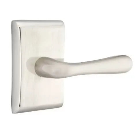 Emtek Basel Door Lever with Neos Rose by Emtek
