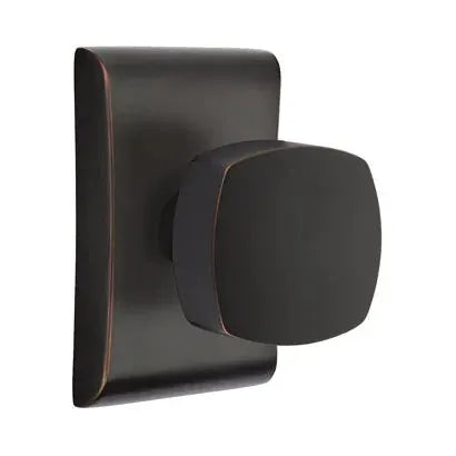 Emtek Freestone Door Knob and Neos Rose by Emtek