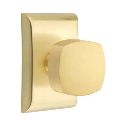 Emtek Freestone Door Knob and Neos Rose by Emtek