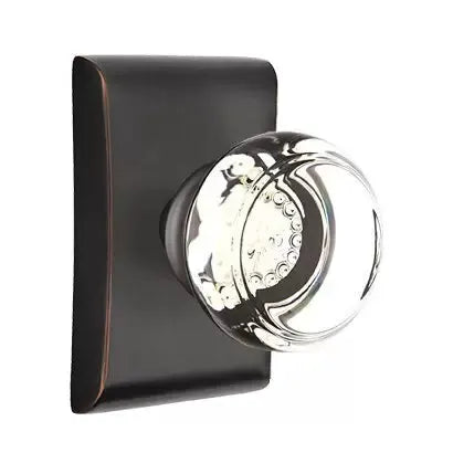 Emtek Georgetown Door Knob with Neos Rose by Emtek