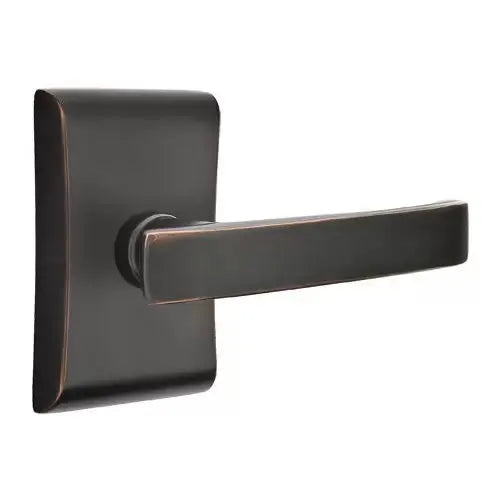 Emtek Geneva Door Lever with Neos Rose by Emtek