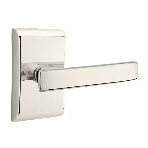 Emtek Geneva Door Lever with Neos Rose by Emtek