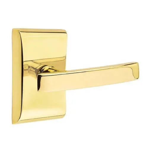 Emtek Geneva Door Lever with Neos Rose by Emtek
