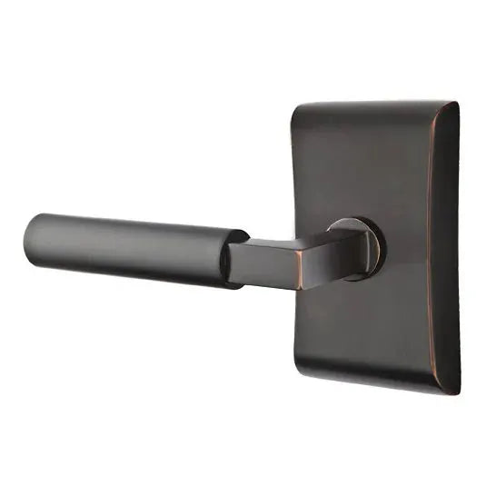Emtek Hercules Door Lever with Neos Rose by Emtek