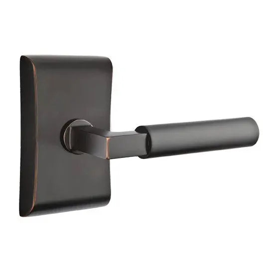 Emtek Hercules Door Lever with Neos Rose by Emtek