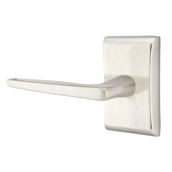 Emtek Hermes Door Lever with Neos Rose by Emtek