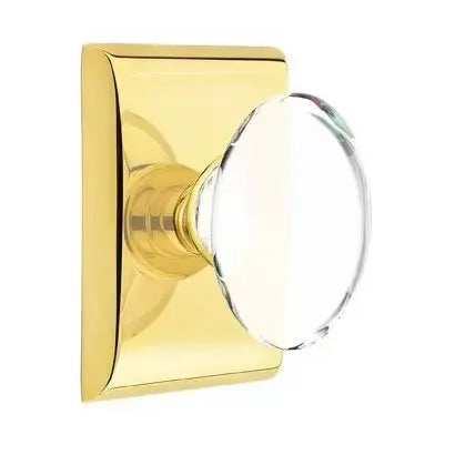 Emtek Hampton Door Knob with Neos Rose by Emtek