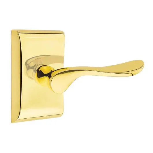 Emtek Luzern Door Lever with Neos Rose by Emtek