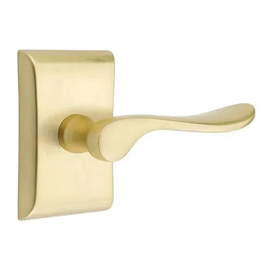 Emtek Luzern Door Lever with Neos Rose by Emtek