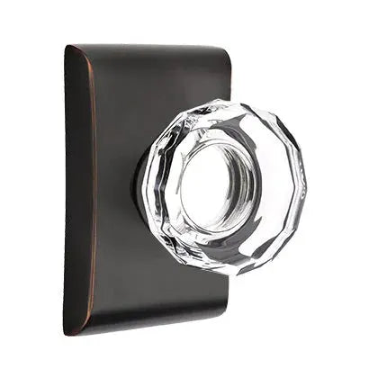 Emtek Lowell Door Knob with Neos Rose by Emtek