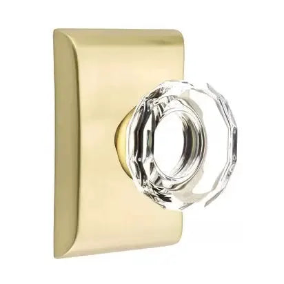 Emtek Lowell Door Knob with Neos Rose by Emtek