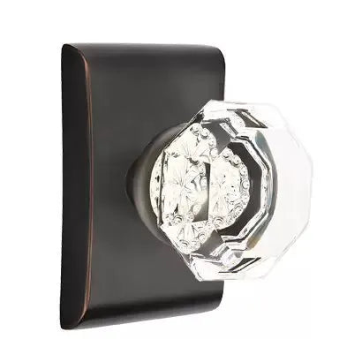 Emtek Old Town Door Knob with Neos Rose by Emtek