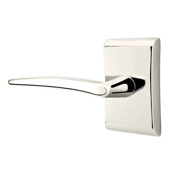 Emtek Poseidon Door Lever with Neos Rose by Emtek