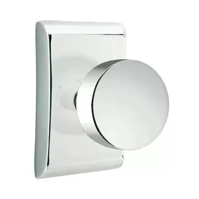 Emtek Round Door Knob and Neos Rose by Emtek