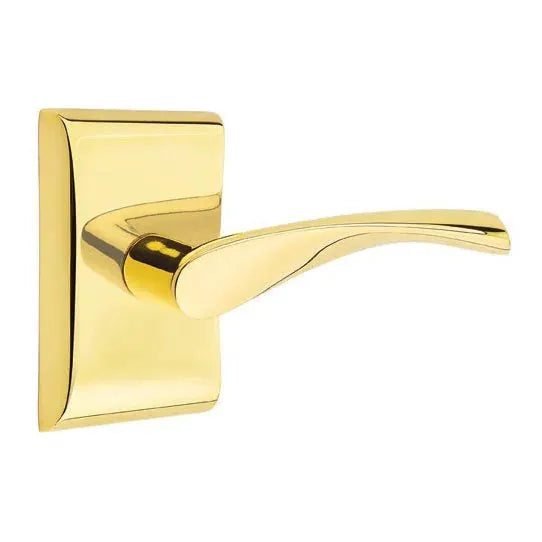 Emtek Triton Door Lever with Neos Rose by Emtek