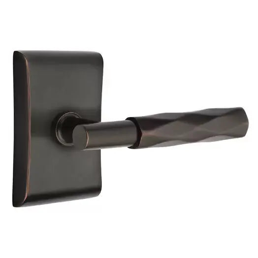 Emtek Tribeca Lever with T-Bar Stem and Neos Rose by Emtek