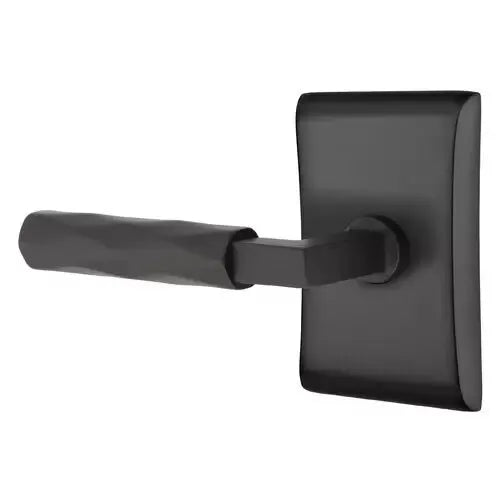 Emtek Tribeca Lever with L-Square Stem and Neos Rose by Emtek