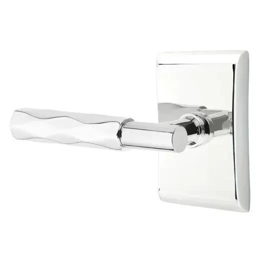 Emtek Tribeca Lever with T-Bar Stem and Neos Rose by Emtek
