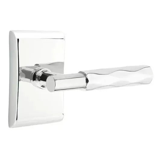polished chrome lever