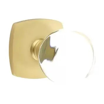 Emtek Bristol Glass Knob with Urban Modern Rose by Emtek