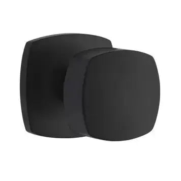 Emtek Freestone Square Knob with Urban Modern Rose by Emtek