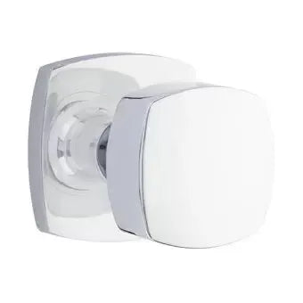 polished chrome door knob
