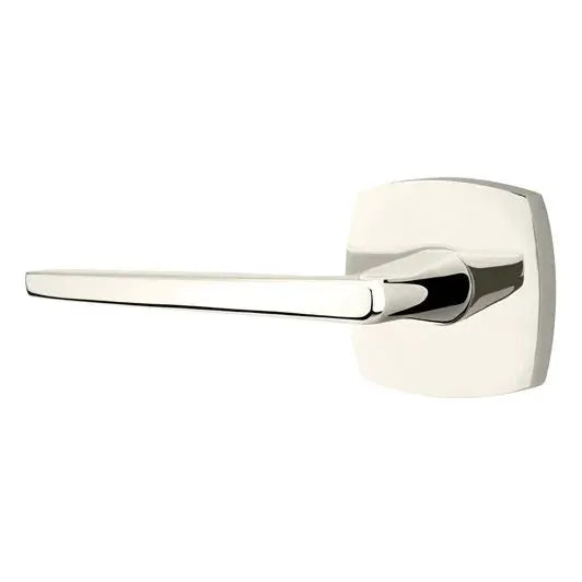 Emtek Hermes Lever with Urban Modern Rose by Emtek
