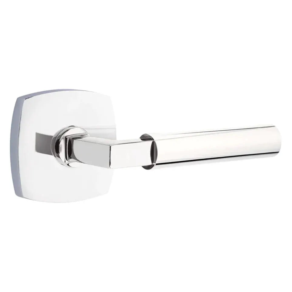 polished chrome lever