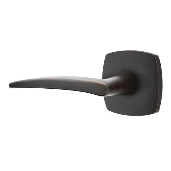 Emtek Poseidon Lever with Urban Modern Rose by Emtek