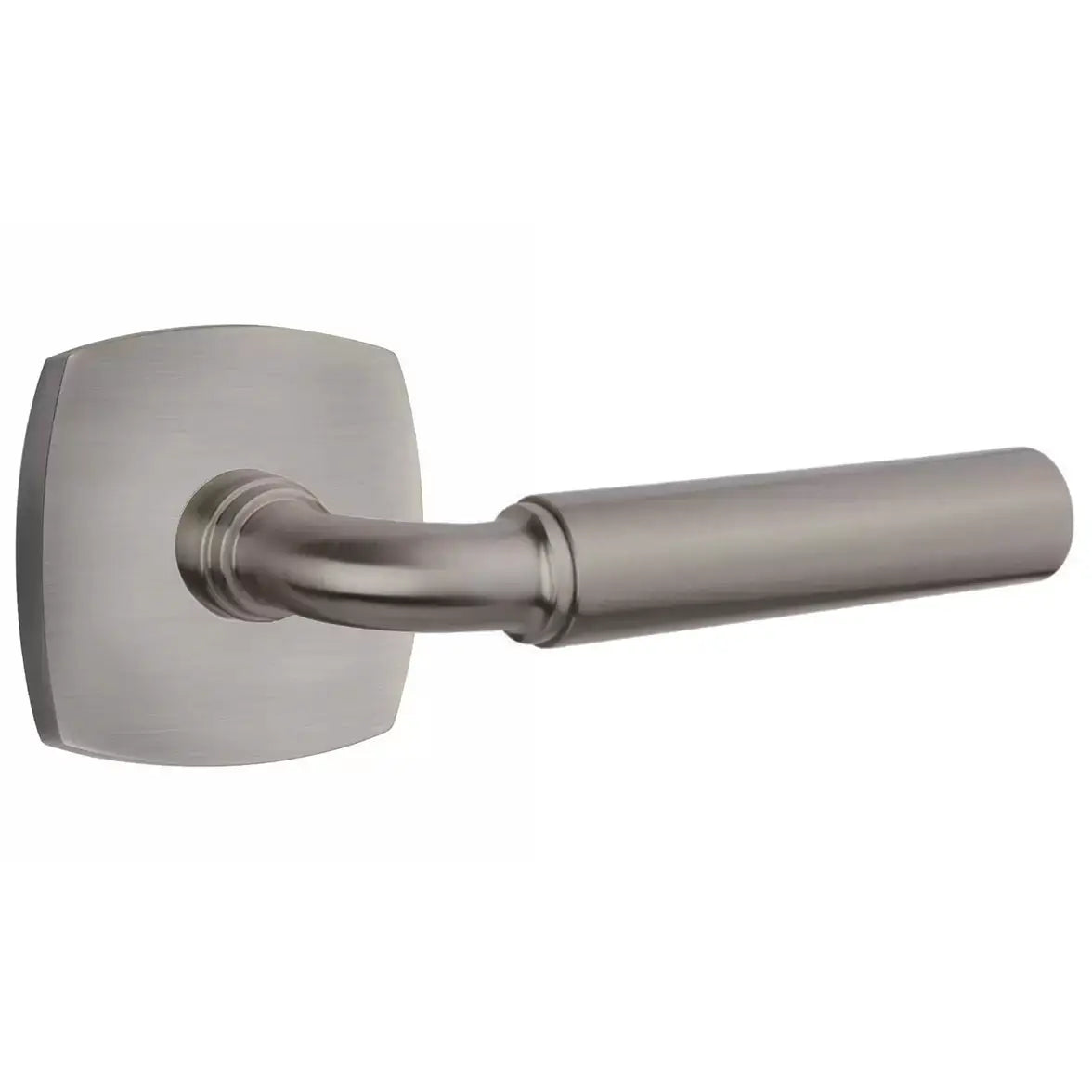 Emtek Smooth Lever with R-Bar Stem and Urban Modern Rose by Emtek